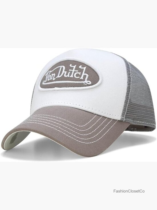 Von Dutch Vintage Style Mesh Back Snapback Trucker Hat Adjustable main image 7